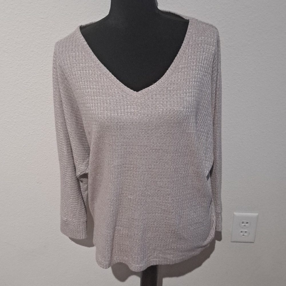 ANTHROPOLOGIE large tanflow top